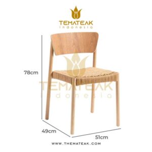 megi dinning chair, themateak indonesia, minimalist furniture