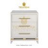 pearl bedside table, themateak indonesia, minimalist furniture