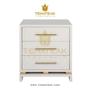 pearl bedside table, themateak indonesia, minimalist furniture