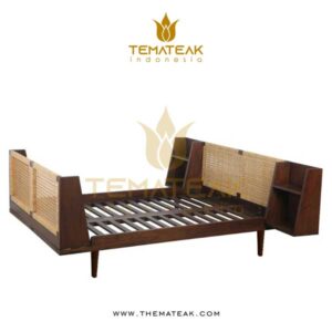 AERY RATTAN BED, themateak Indonesia, furniture minimalist