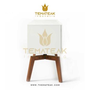 ALBA SMALL WHITE TABLE, themateak indonesia, minimalist furniture