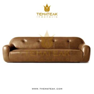 BRACE LEATHER SOFA, minimalis furniture, themateak Indonesia