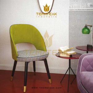 COLETTE GREEN ARM CHAIR, themateak Indonesia, furniture minimalist