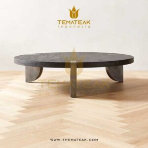 ZEPA ROUND COFFEE TABLE, themateak indonesia, minimalist furniture