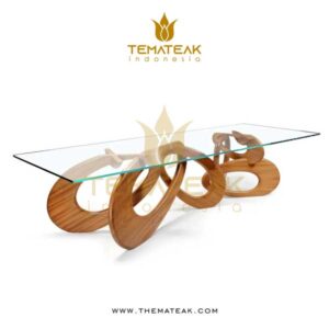 urenna dinning table, themateak Indonesia, furniture minimalist