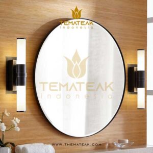 LATHIKA ROUND MIRROR, themateak Indonesia, furniture minimalist