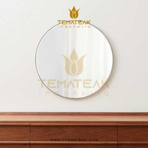 LATHIKA ROUND MIRROR, themateak Indonesia, furniture minimalist