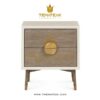 MICHALINA BEDSIDE TABLE, themateak Indonesia, furniture minimalist